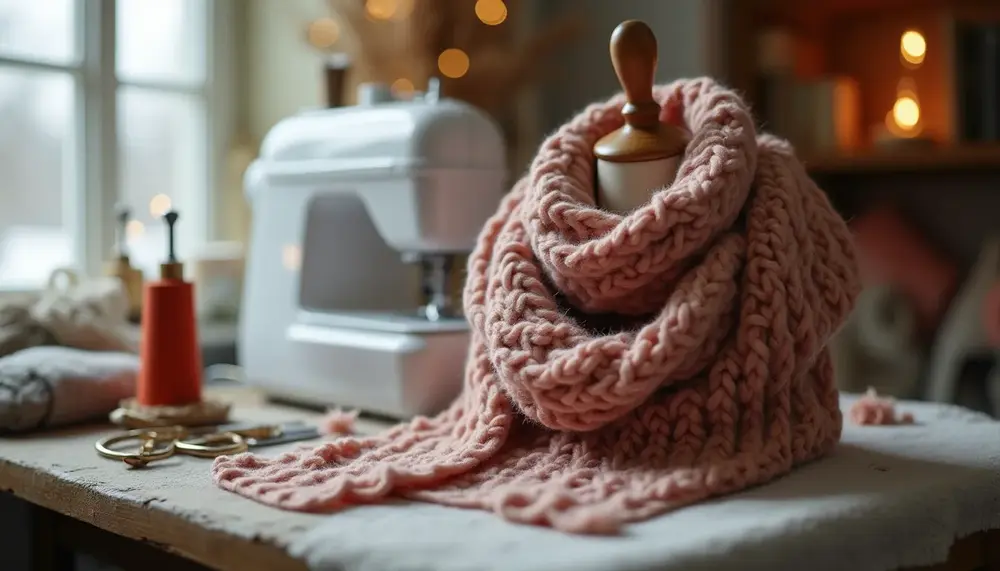 Kostenlose Nähanleitung Loop Schal: Stylisch durch den Winter