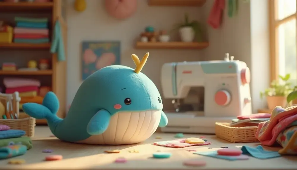 Nähanleitung Wal: Kuschelige Tierfreunde selber nähen