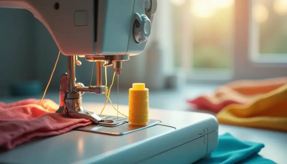 Nähmaschine richtig einstellen: Unterfaden aufspulen leicht gemacht