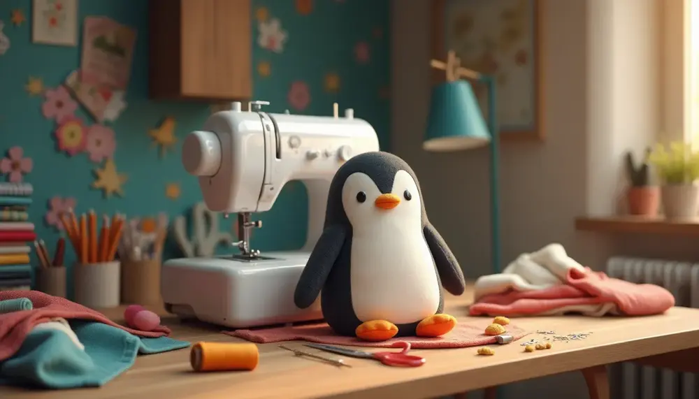 So nähst du einen Pinguin: Schritt-für-Schritt Nähanleitung