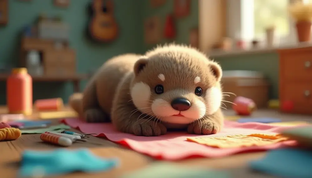 Süß und knuffig: Nähanleitung für einen niedlichen Otter